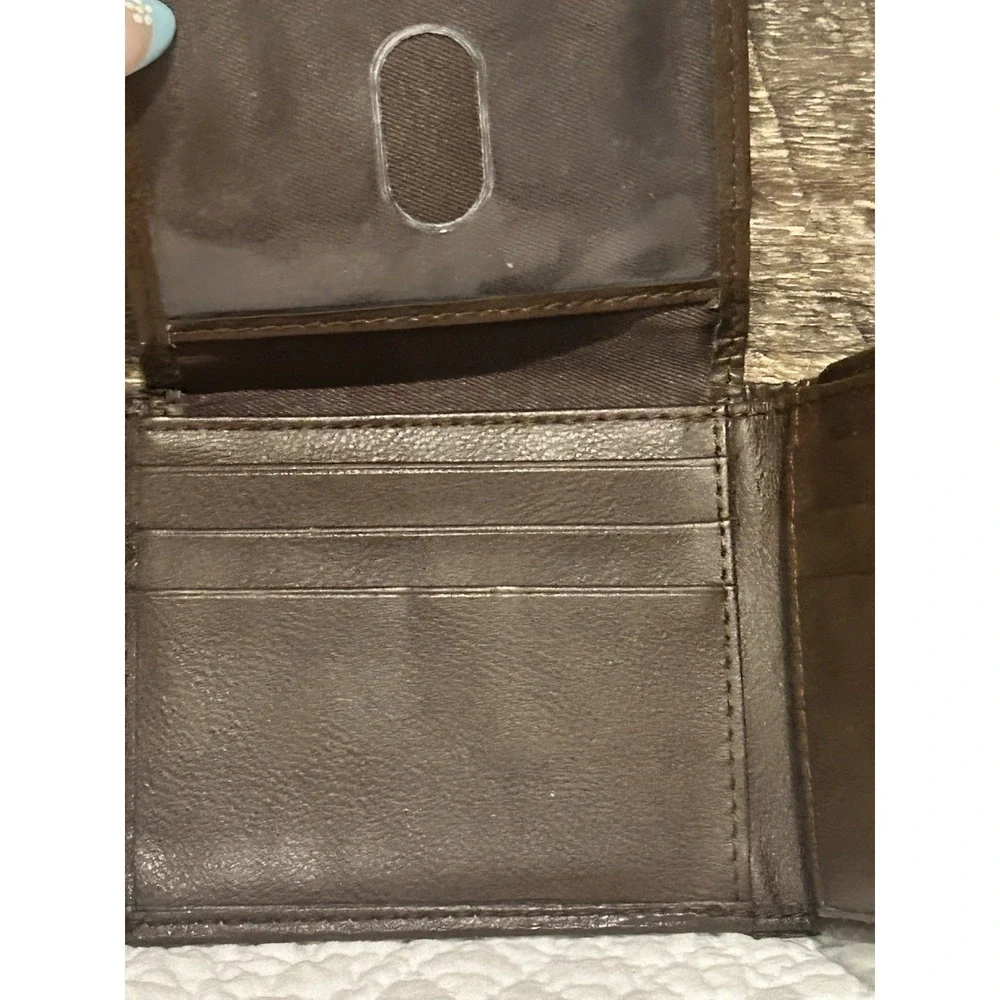 Levi's Men's Wallet Brown Leather Bifold